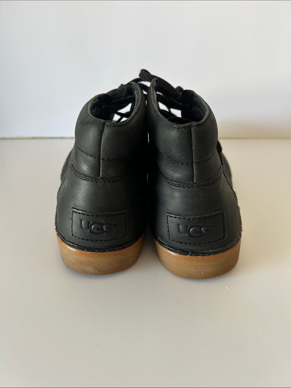 Ugg Men's Black Lace-Up Chukka Boots - Picture 3 of 6